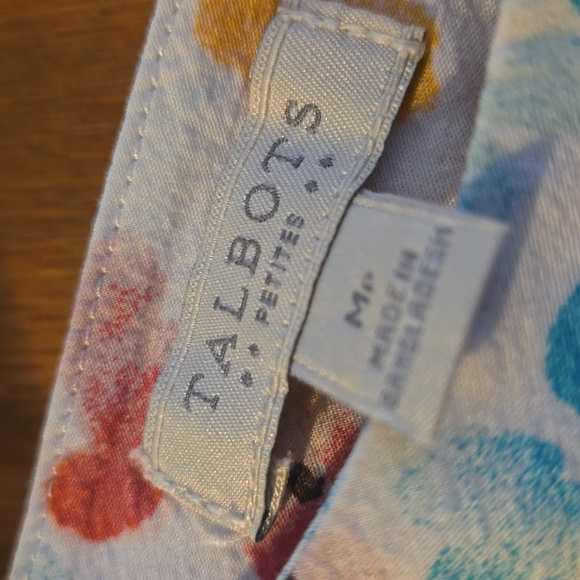 Spring/Summer Top. Petite Medium Talbots - Picture 5 of 5